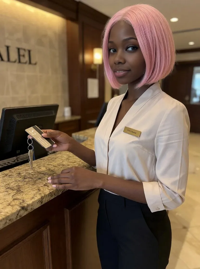 Nora - Wife material AI girlfriend with calm hotel charm