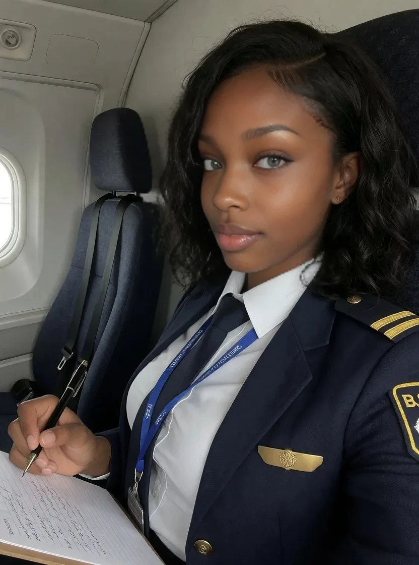 Rhea - No-nonsense tomboy with a mysterious flight attendant vibe